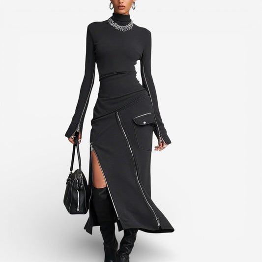 Carlene™ Vestido ajustado con abertura